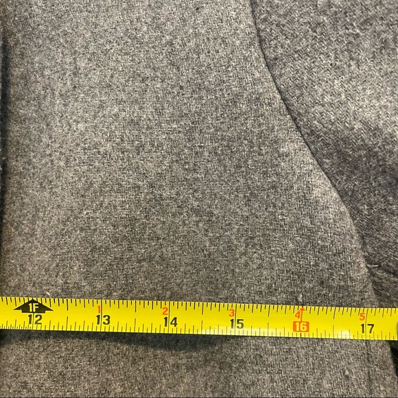 J.Crew city Coat Mercantile Grey jacket peacoat - Picture 4 of 9